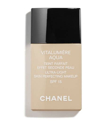 chanel ultra light skin perfecting makeup spf 15|chanel vitalumière sunscreen.